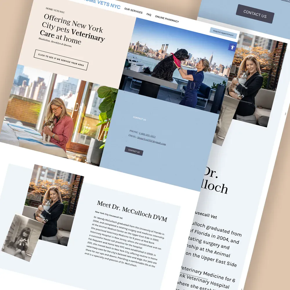 an image of the homevetsnyc.com website